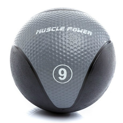 Muscle Power Medicine Ball 9 kg Grijs MP1005 MP1005GRIJS